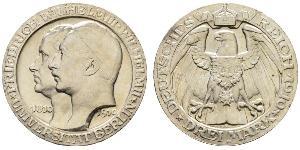 3 Mark Regno di Prussia (1701-1918) Argento Wilhelm II, German Emperor (1859-1941)