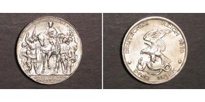 3 Mark Regno di Prussia (1701-1918) Argento 