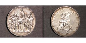 3 Mark Regno di Prussia (1701-1918) Argento 