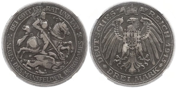 3 Mark Regno di Prussia (1701-1918) Argento Wilhelm II, German Emperor (1859-1941)