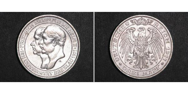 3 Mark Regno di Prussia (1701-1918) Argento Federico Guglielmo III di Prussia  (1770 -1840)