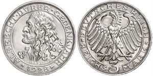3 Mark Repubblica di Weimar (1918-1933) Argento 