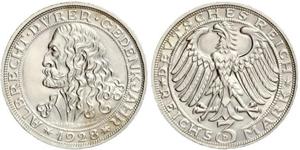 3 Mark Repubblica di Weimar (1918-1933) Argento 
