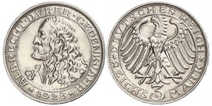 3 Mark Repubblica di Weimar (1918-1933) Argento 