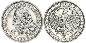 3 Mark Repubblica di Weimar (1918-1933) Argento 