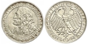 3 Mark Repubblica di Weimar (1918-1933) Argento 