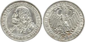 3 Mark Repubblica di Weimar (1918-1933) Argento 