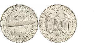 3 Mark Repubblica di Weimar (1918-1933) Argento 
