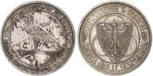 3 Mark Repubblica di Weimar (1918-1933) Argento 