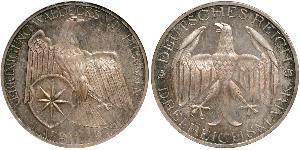 3 Mark Repubblica di Weimar (1918-1933) Argento 