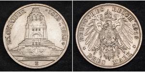 3 Mark Alemania Plata 