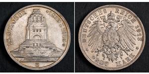 3 Mark Alemania Plata 