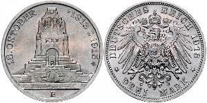 3 Mark Alemania Plata 