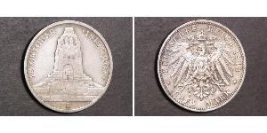 3 Mark Alemania Plata 