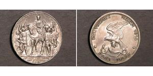 3 Mark Reino de Prusia (1701-1918) Plata 