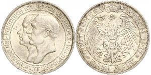 3 Mark Reino de Prusia (1701-1918) Plata Federico Guillermo III de Prusia (1770 -1840)