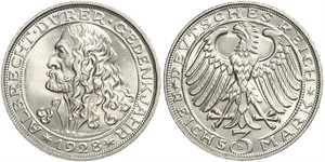 3 Mark República de Weimar (1918-1933) Plata 