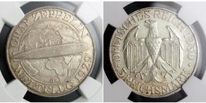 3 Mark República de Weimar (1918-1933) Plata 