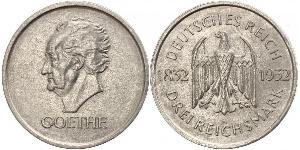 3 Mark República de Weimar (1918-1933) Plata 