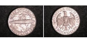 3 Mark República de Weimar (1918-1933) Plata 