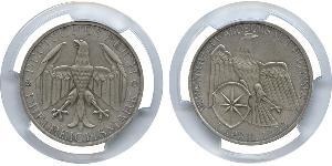 3 Mark República de Weimar (1918-1933) Plata 