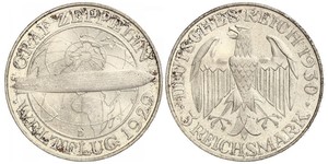 3 Mark República de Weimar (1918-1933) Plata 