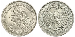 3 Mark República de Weimar (1918-1933) Plata 