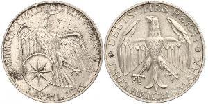 3 Mark República de Weimar (1918-1933) Plata 