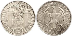 3 Mark República de Weimar (1918-1933) Plata 