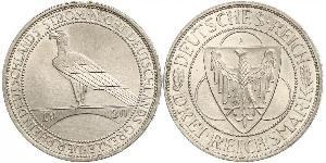 3 Mark República de Weimar (1918-1933) Plata 