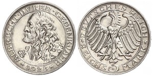 3 Mark República de Weimar (1918-1933) Plata 