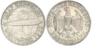 3 Mark República de Weimar (1918-1933) Plata 