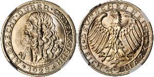 3 Mark República de Weimar (1918-1933) Plata 