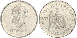 3 Mark República de Weimar (1918-1933) Plata 