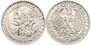 3 Mark República de Weimar (1918-1933) Plata 