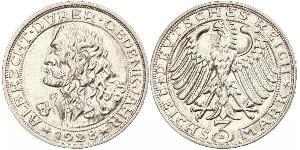 3 Mark República de Weimar (1918-1933) Plata 