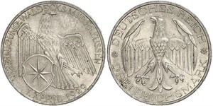 3 Mark República de Weimar (1918-1933) Plata 