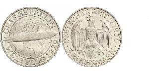 3 Mark República de Weimar (1918-1933) Plata 