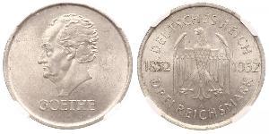 3 Mark República de Weimar (1918-1933) Plata 
