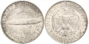 3 Mark República de Weimar (1918-1933) Plata 