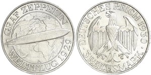 3 Mark República de Weimar (1918-1933) Plata 