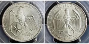 3 Mark República de Weimar (1918-1933) Plata 