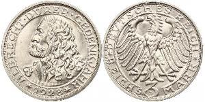 3 Mark República de Weimar (1918-1933) Plata 