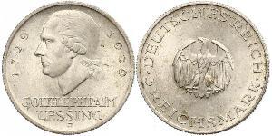 3 Mark Deutsches Kaiserreich (1871-1918) Silber Gotthold Ephraim Lessing