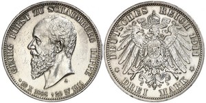 3 Mark Deutsches Kaiserreich (1871-1918) Silber 