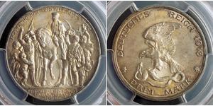 3 Mark Königreich Preußen (1701-1918) Silber 