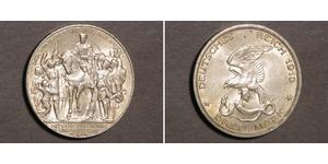 3 Mark Königreich Preußen (1701-1918) Silber 