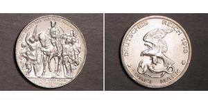 3 Mark Königreich Preußen (1701-1918) Silber 