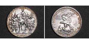 3 Mark Königreich Preußen (1701-1918) Silber 