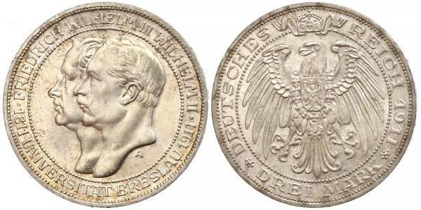 3 Mark Königreich Preußen (1701-1918) Silber Friedrich Wilhelm III (1770 -1840)